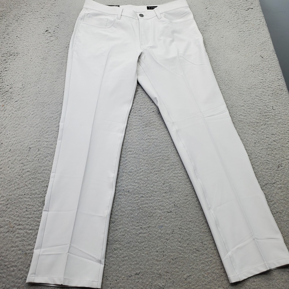 Dunning Golf Chino Pants Mens 32/30 Gray Performance Stretch Quick Dry D7S21P068